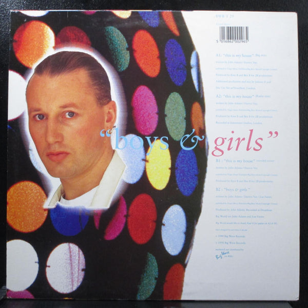 Big World - This Is My House Mint- 12" 45 Big Wave BWR T29 UK 1990 - Shuga Records
