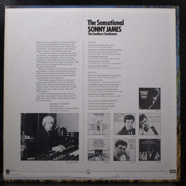 Sonny James - The Sensational Sonny James Mint- LP Capitol Records ST-804 USA - Shuga Records
