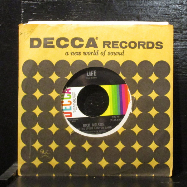 Rick Nelson   Life / California Mint- 7" Vinyl 45 Decca 32779 Rock 1971 - Shuga Records