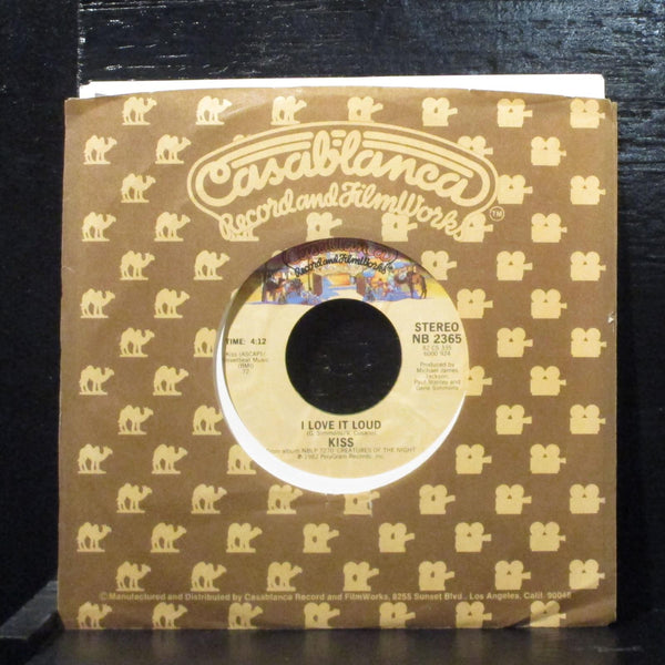 Kiss  I Love It Loud Mint- 7" Vinyl 45 Casablanca NB 2365 Hard Rock 1982 - Shuga Records