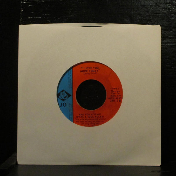 Marye Bourgeois & Earl Adams  I Love You More Today VG+ 7" Vinyl 45 DJO J-0112 - Shuga Records