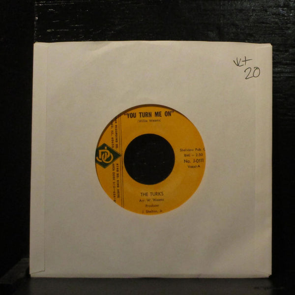 The Turks  You Turn Me On / Generation Gap VG+ 7" Vinyl 45 DJO J-0111 Soul - Shuga Records