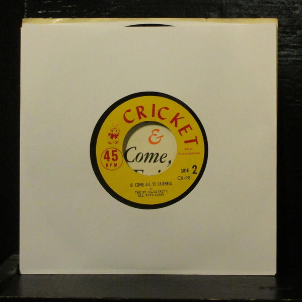 St. Margaret's All Boys ChoirSilent Night/O' Come All Ye Faithful VG+ 7" 45 - Shuga Records