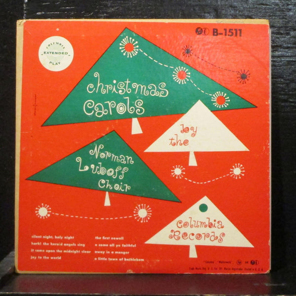 Norman Luboff Choir Christmas Carols 7" Vinyl 45 Columbia B 1511 Mono - Shuga Records