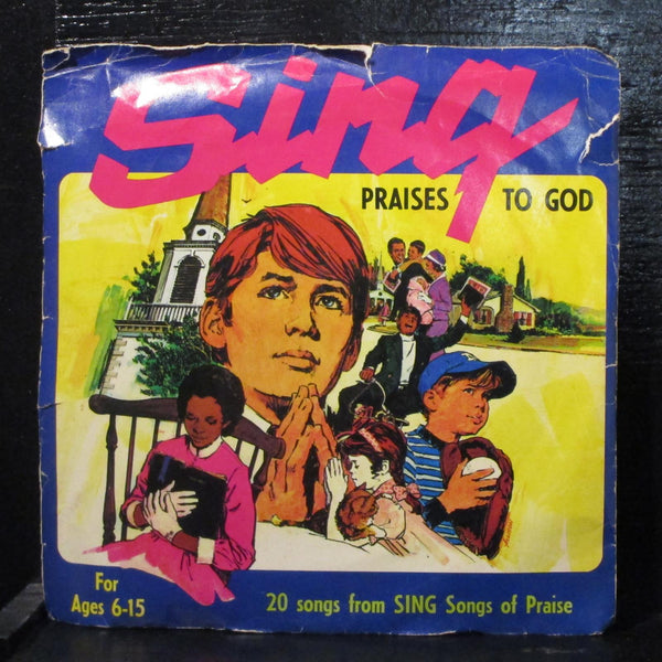 Sing Praises To God VG+ 7" Vinyl 33 & Song Book Standard Publishing 11129B - Shuga Records