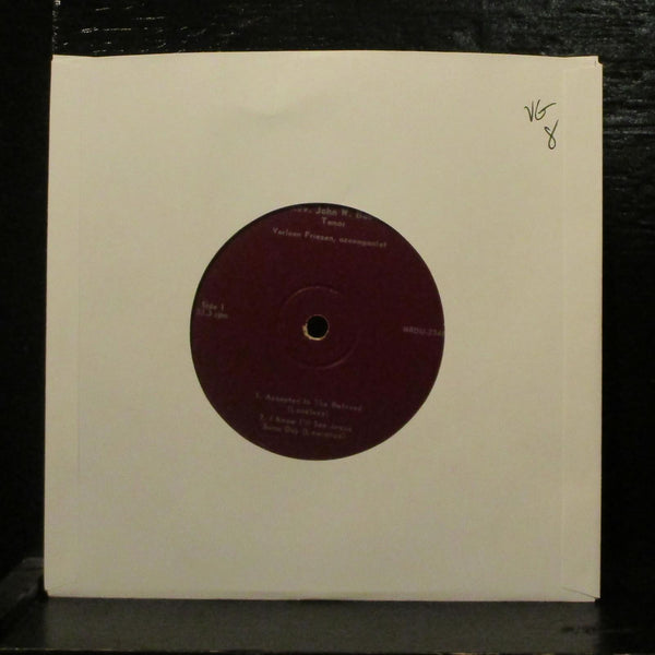 Rev. John W. Boehr VG 7" Vinyl 33 M8OU-2348 Religious - Shuga Records