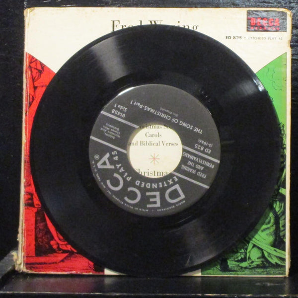Fred Waring/Pennsylvanians-Song Of Christmas VG+ 3X7" Vinyl 45 Set Decca DL 8084 - Shuga Records
