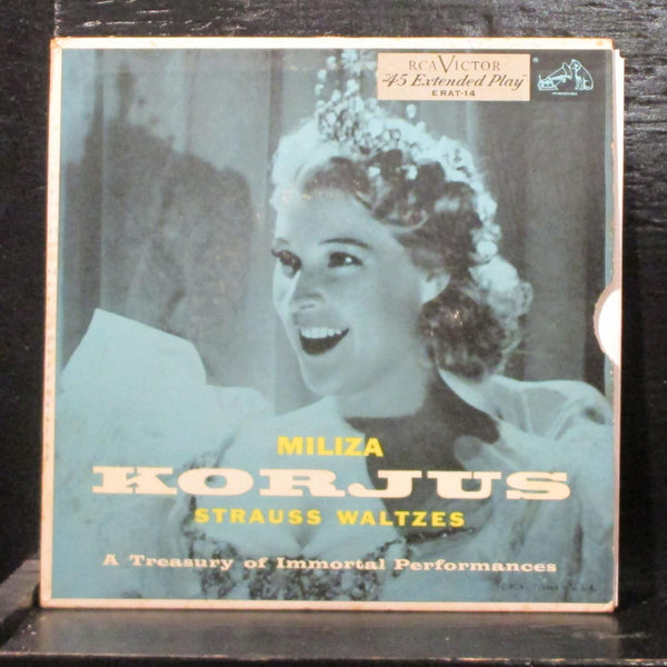 Miliza Korjus  Strauss Waltzes EP VG 7" Vinyl 45  RCA Victor ERAT14 Classical - Shuga Records