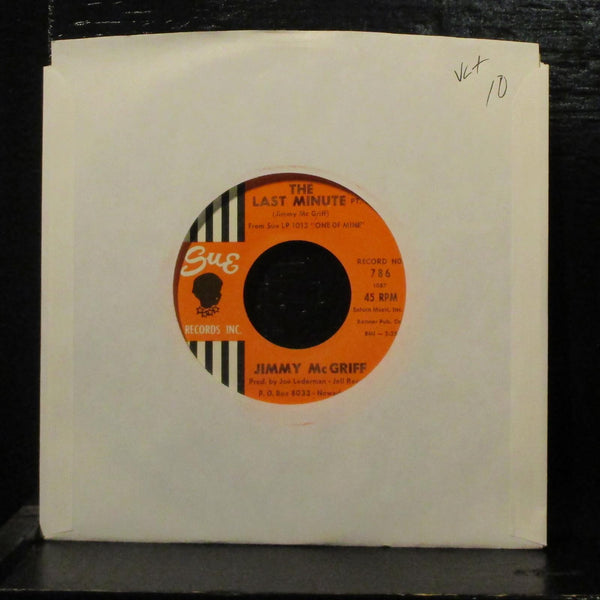 Jimmy McGriff  The Last Minute VG+ 7" Vinyl 45 Sue 786 Jazz-Soul 1963 - Shuga Records