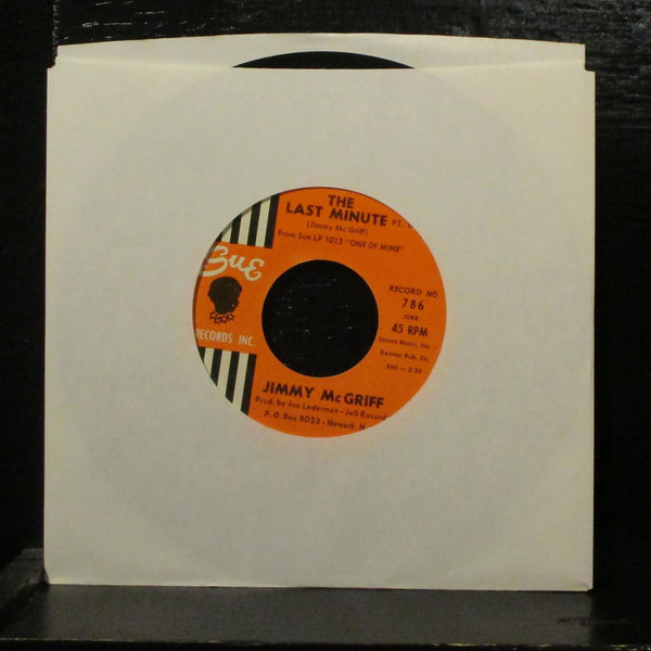 Jimmy McGriff  The Last Minute VG+ 7" Vinyl 45 Sue 786 Jazz-Soul 1963 - Shuga Records
