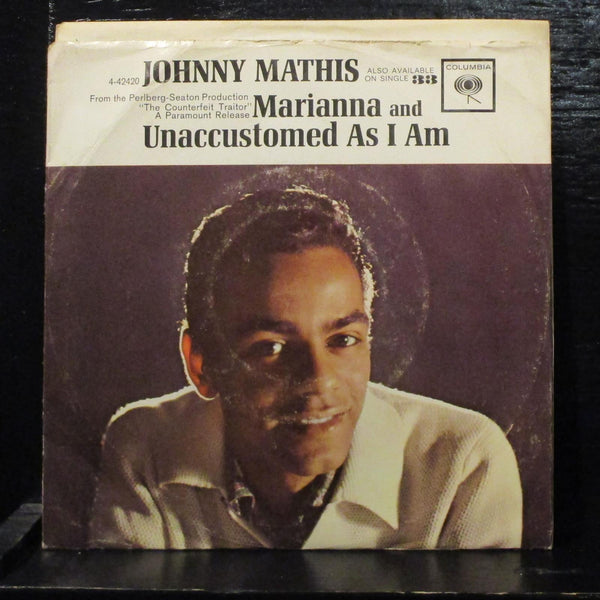 Johnny Mathis  Marianna Mint- 7" Vinyl 45  Columbia 4-42420 Pop 1962 - Shuga Records