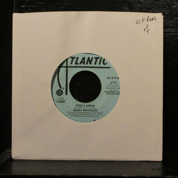 Laura Branigan  Fool's Affair VG+ Promo 7" Vinyl 45 Atlantic 3770 Pop 1980 - Shuga Records