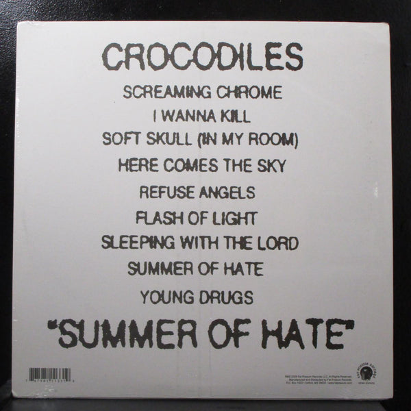 Crocodiles - Summer Of Hate - New LP Record 2009 Fat Possum USA Vinyl - Indie Rock / Lo-Fi - Shuga Records