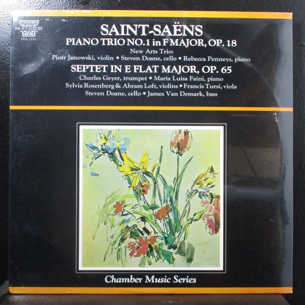 Saint-Sans - Piano Trio No. 1 Op. 18 / Septet Op. 65 new sealed LP PFN 2191 - Shuga Records
