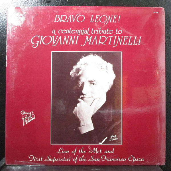 Giovanni Martinelli - Bravo Leone! New sealed LP Take Two Records TT 115 USA - Shuga Records