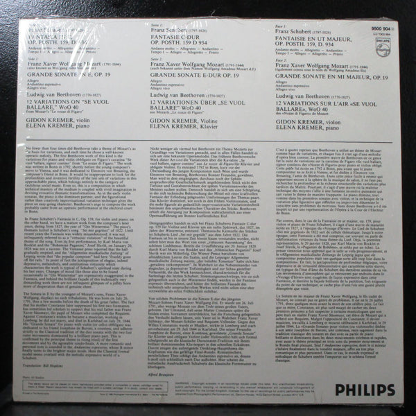 Kremer - Schubert, Betthoven, Mozart (Fils) Mint- LP Philips 9500 904 Holland - Shuga Records