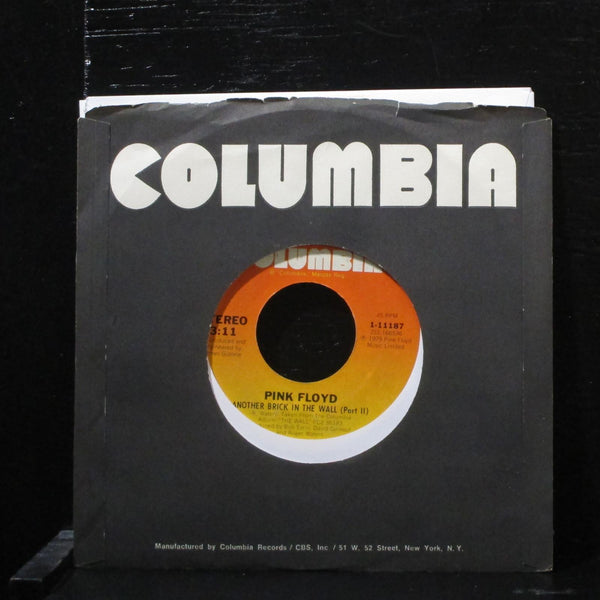 Pink FloydAnother Brick In The Wall (Pt. II) Mint- 7" Vinyl 45 Columbia 1-11187 - Shuga Records
