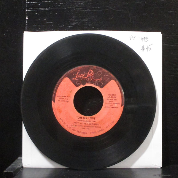 Patti & The Lovelites  Love So Strong VG- 7" Vinyl 45 LR-1008 Soul 1973 - Shuga Records