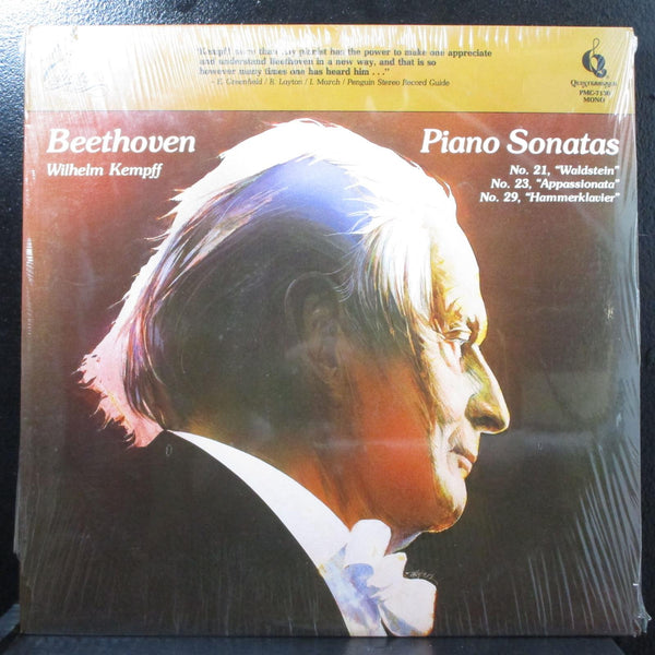 Kempff - Beethoven Piano Sonatas new sealed Mono LP Quintessence PMC-7130 USA - Shuga Records