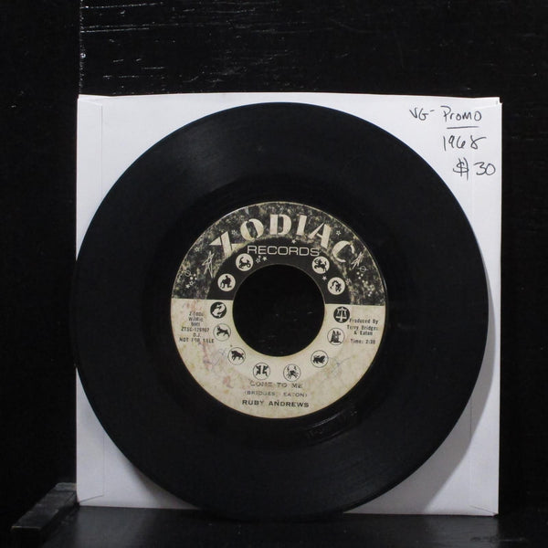 Ruby Andrews  Hey Boy Promo VG- Promo 7" Vinyl 45 Zodiac Z-1006 Soul 1968 - Shuga Records