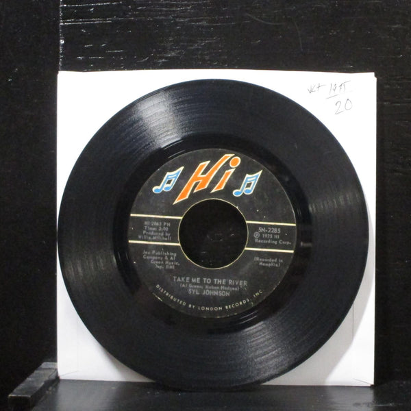 Syl Johnson  Take Me To The River VG+ 7" Vinyl 45 Soul Hi Records 5N-2285 1975 - Shuga Records