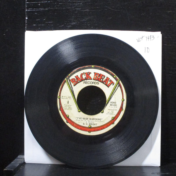 O.V. WrightI've Been Searching VG+ 7" Vinyl 45 Mono BB-631 Gospel 1973 - Shuga Records