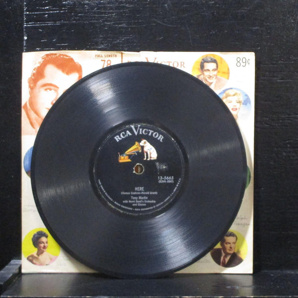 Tony Martin - Here / Philosophy VG+ 7" Vinyl 78 RPM RCA 13-5665 Pop 1953 - Shuga Records