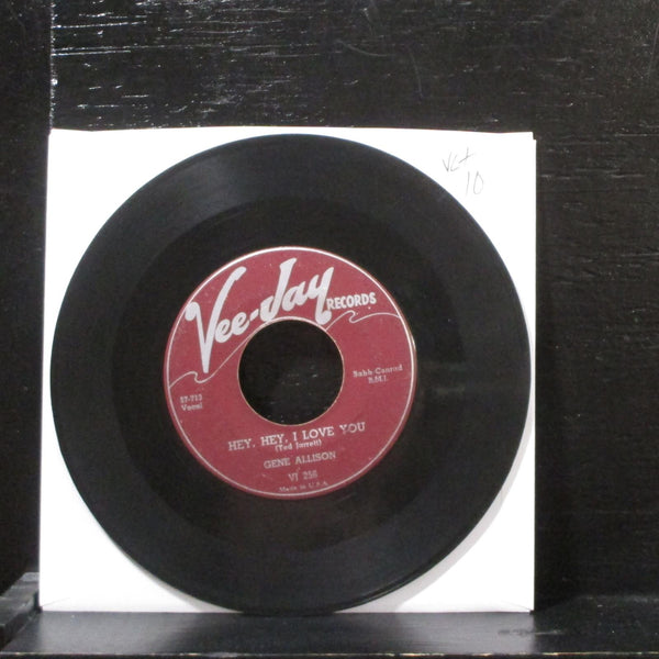 Gene AllisonYou Can Make It If You Try VG+ 7" Vinyl 45 Vee Jay VJ256 Soul 1957 - Shuga Records