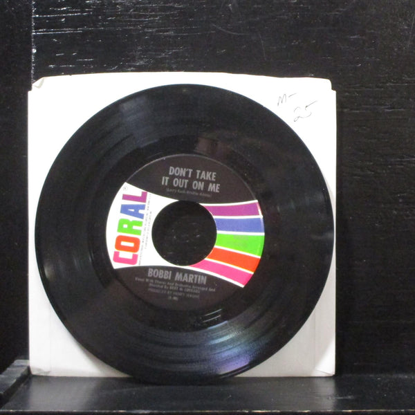 Bobbi Martin  Don't Take It Out On Me Mint- 7" Vinyl 45 Coral 62475 - Shuga Records