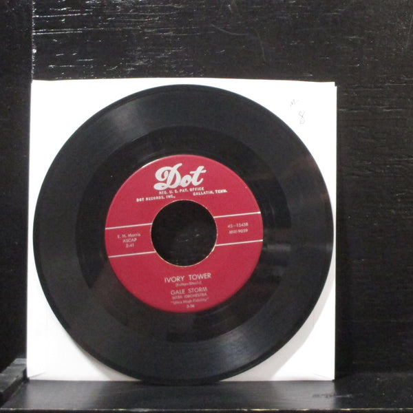 Gale Storm  Ivory Tower / I Ain't Gonna Worry 7" Vinyl 45 Dot Records 45-15458 - Shuga Records