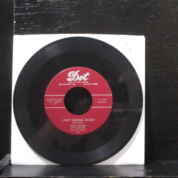 Gale Storm  Ivory Tower / I Ain't Gonna Worry 7" Vinyl 45 Dot Records 45-15458 - Shuga Records