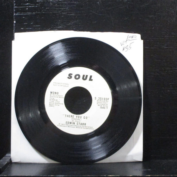 Edwin Starr  There You Go VG+ Promo 7" Vinyl 45 Soul-S 35103F Funk, Soul 1973 - Shuga Records