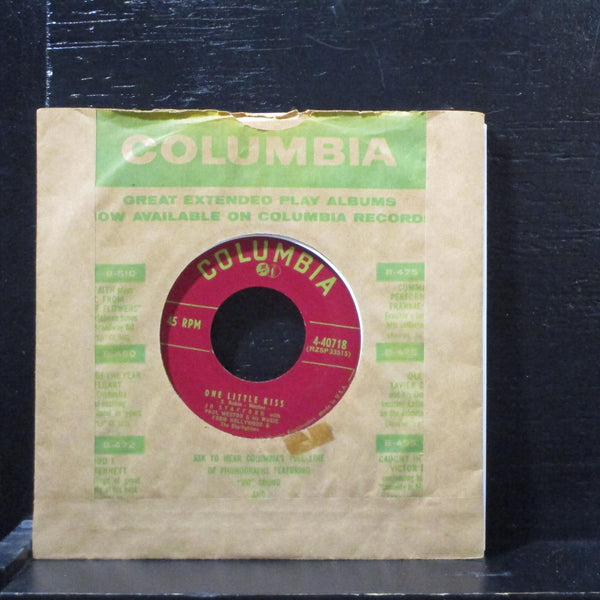Jo Stafford -One Little Kiss/Little Bit Of Luck VG+ 7" Vinyl 45 4-40718 Pop 1956 - Shuga Records