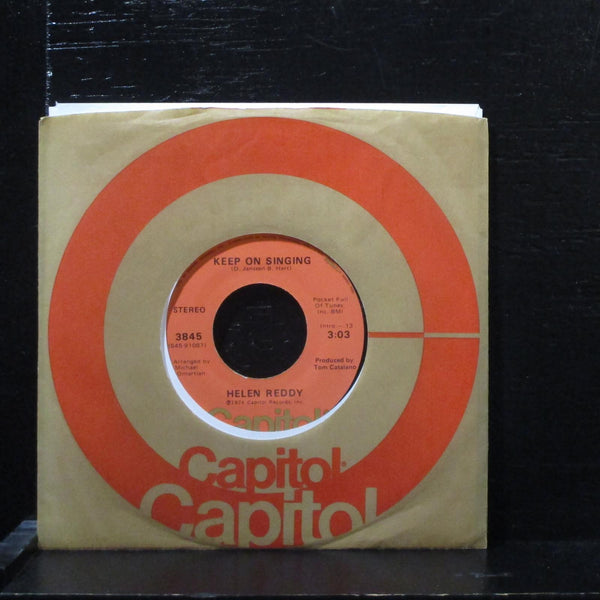 Helen Reddy  Keep On Singing / You're My Home Mint- 7" Vinyl 45 Capitol 3845 - Shuga Records