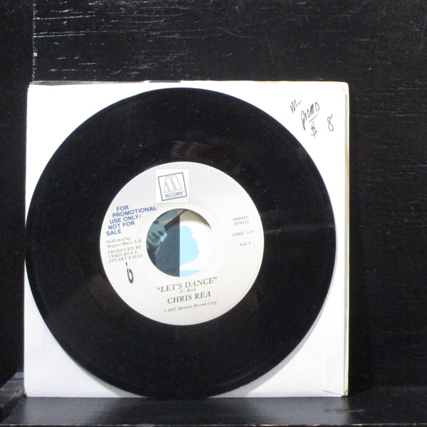 Chris Rea  Let's Dance Mint- Promo 7" Vinyl 45 Motown 1900MF Hip-Hop 1987 - Shuga Records