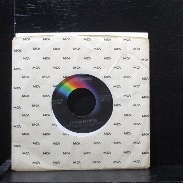Lynyrd Skynyrd  Double Trouble / Roll Gypsy Roll VG+ 7" Vinyl 45 MCA-40532 - Shuga Records