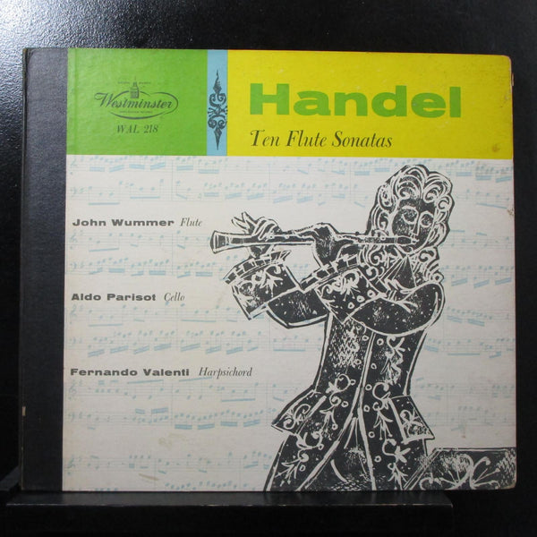 Wummer - Handel: Ten Flute Sonatas VG+ Mono 2 LP Westminster WAL 218 USA 1954 - Shuga Records