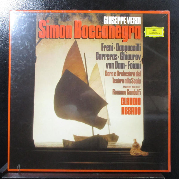 Abbado - Verdi: Simon Boccanegra new sealed 3 LP box set 2740 169 Germany 1982 - Shuga Records