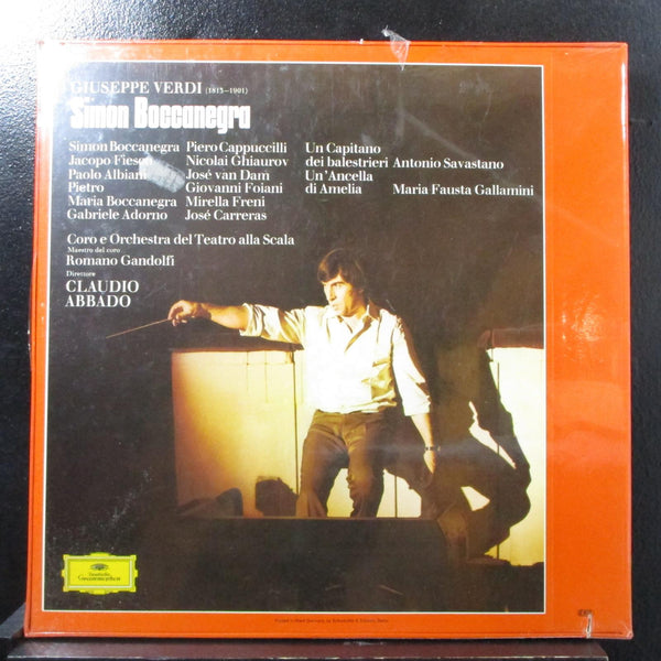 Abbado - Verdi: Simon Boccanegra new sealed 3 LP box set 2740 169 Germany 1982 - Shuga Records