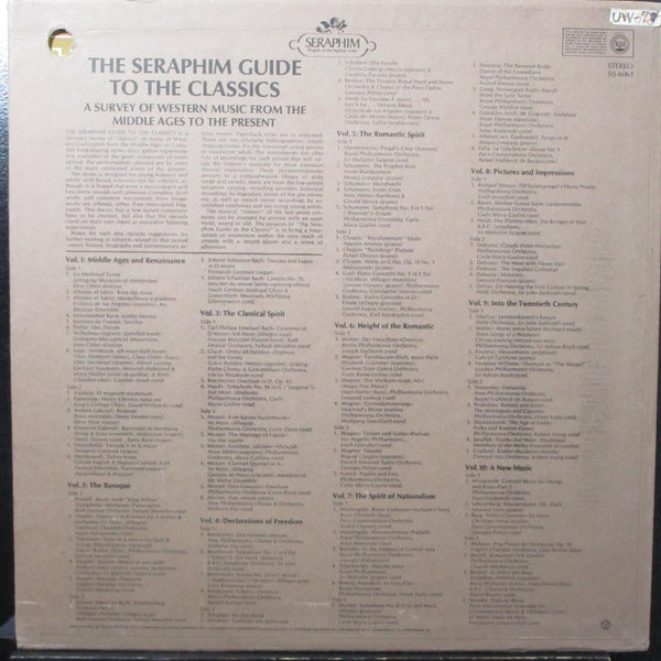The Seraphim Guide To The Classics Mint- 10 LP box set S-60160 USA 1970 - Shuga Records