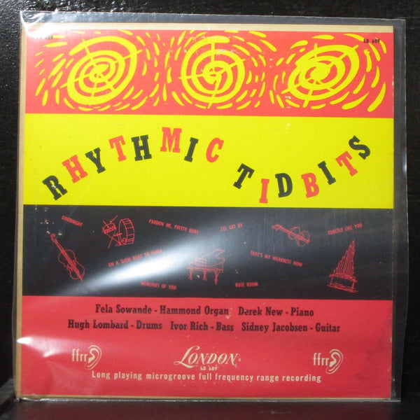 Sowande, New, Lombard, Rich, Jacobsen - Rhythmic Tidbits VG+ Mono 10" LP LB 689 - Shuga Records