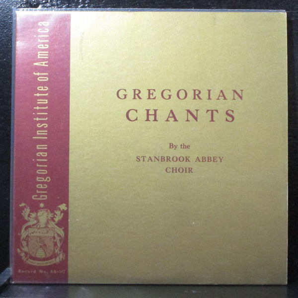 Stanbrook Abbey Choir - Gregorian Chants Mint- Mono Red 2x10" LP SA-1/2 USA - Shuga Records