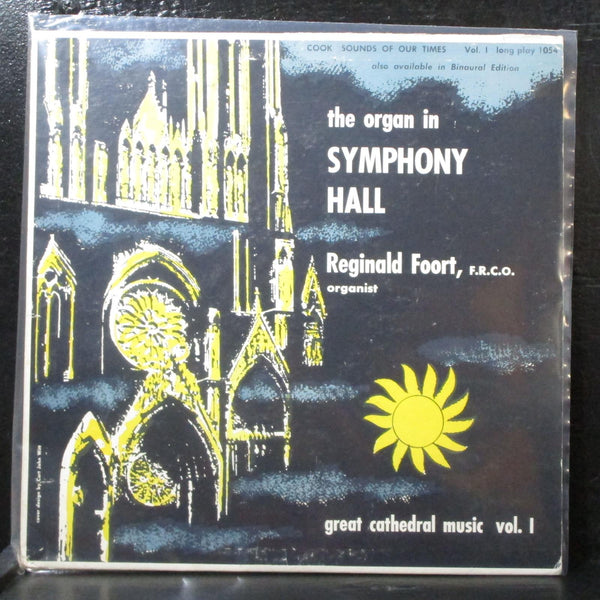 Reginald Foort - Great Cathedral Music Vol. 1 VG+ Mono 10" LP Cook 1054 USA - Shuga Records