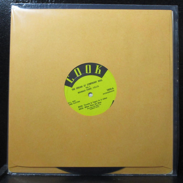 Reginald Foort - Great Cathedral Music Vol. 1 VG+ Mono 10" LP Cook 1054 USA - Shuga Records