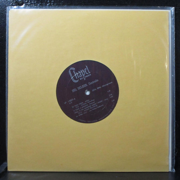 Del Delker Sings It Took A Minute VG+ Mono 10" LP Chapel LP 1507 USA - Shuga Records