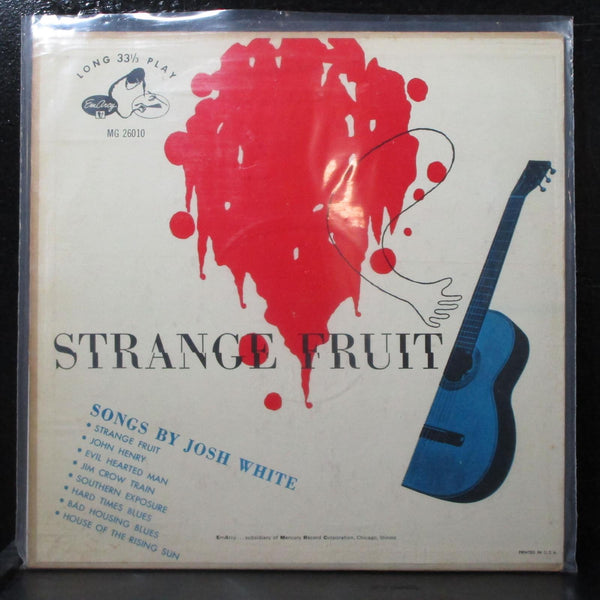 Josh White - Strange Fruit VG+ Mono 10" LP EmArcy USA 1954 - Shuga Records