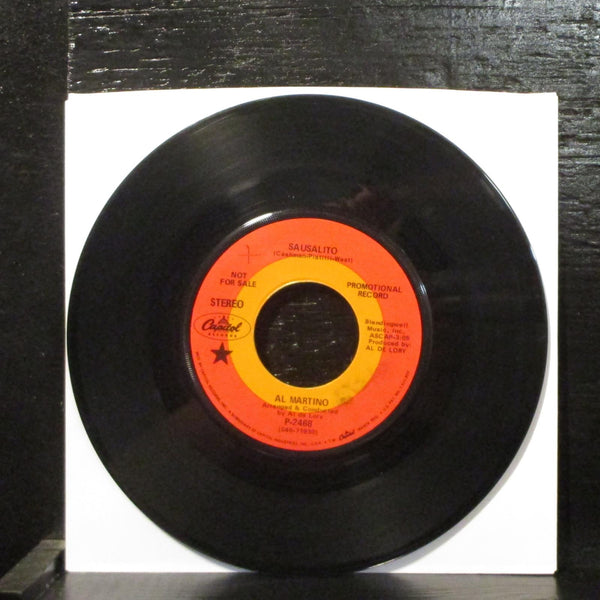 Al Martino  Sausalito VG+ Promo 7" Vinyl 45 Capitol Records P-2468 Pop 1969 - Shuga Records
