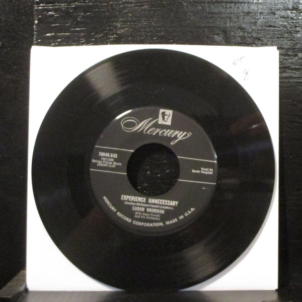 Sarah Vaughan   Slowly With Feeling VG+ 7" Vinyl 45 Mercury 70646-X45 Pop 1955 - Shuga Records
