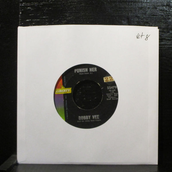Bobby Vee  Punish Her / Someday VG+ 7" Vinyl 45 Liberty 55479 Pop Rock 1962 - Shuga Records