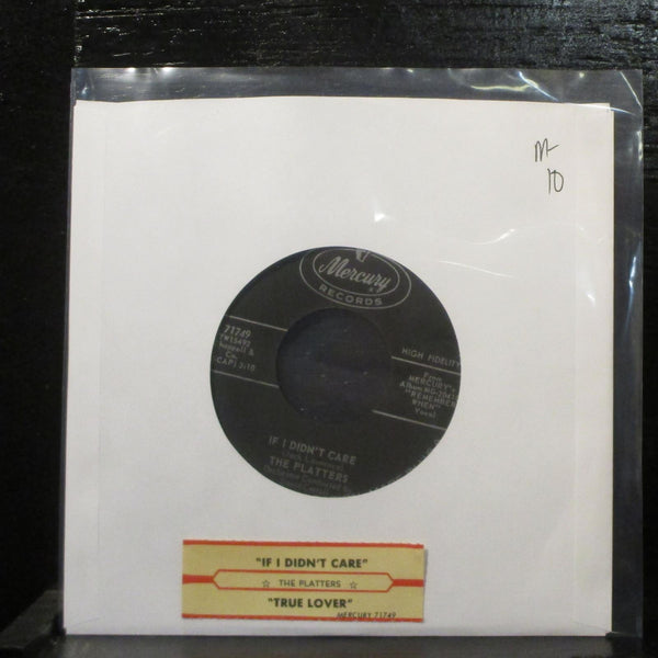 The Platters  If I Didn't Care Mint- 7" Vinyl 45 Mercury 71749 Pop 1960 w Tag - Shuga Records